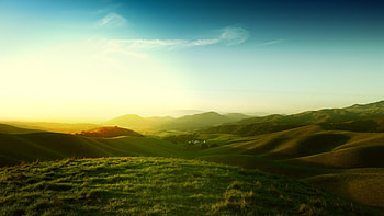 Rolling hills, Tranquil landscapes, Serene beauty, Nature's masterpiece HD wallpaper