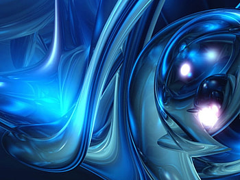 Blue Art, blue, 3d HD wallpaper