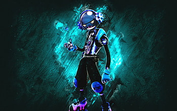 Fortnite Bitter Gumbo Skin, Fortnite, main characters, blue stone background, Bitter Gumbo, Fortnite skins, Bitter Gumbo Skin, Bitter Gumbo Fortnite, Fortnite characters HD wallpaper