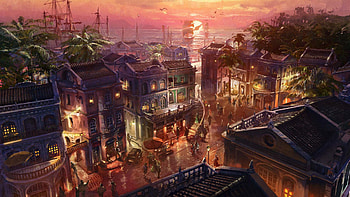 City Building Anno 1800 HD wallpaper