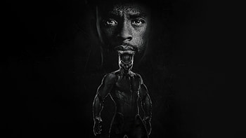 Chadwick Boseman Tribute, black-panther, chadwick-boseman, superheroes, dark, black, artist, artwork, digital-art, artstation HD wallpaper