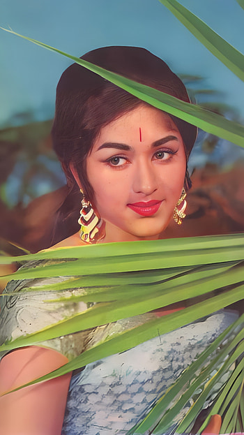 Bharathi, kannada actress, vintage actress HD phone wallpaper