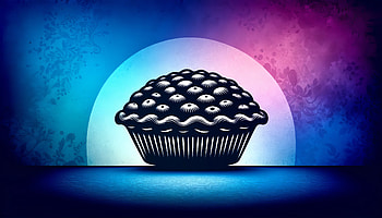 Artistic Blueberry Pie - Background, blueberry pie, pie, dessert, illustration, colorful HD wallpaper