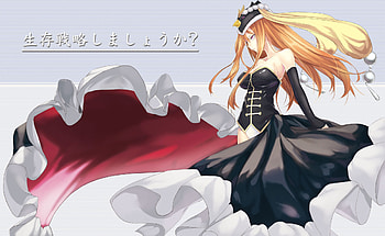 Black Dress Anime, sexy anime girl, takakura himari, original, original anime, mawaru penguindrum HD wallpaper