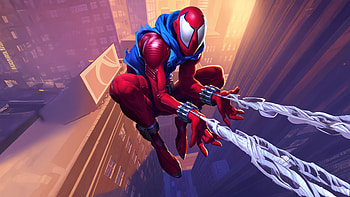 Scarlet Spider In Marvel Snap, marvel-snap, spiderman, games, 2024-games, scarlet-spider, video-games, artstation HD wallpaper