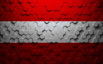 Flag of Savona, honeycomb art, Savona hexagons flag, Savona 3d hexagons art, Savona flag HD wallpaper
