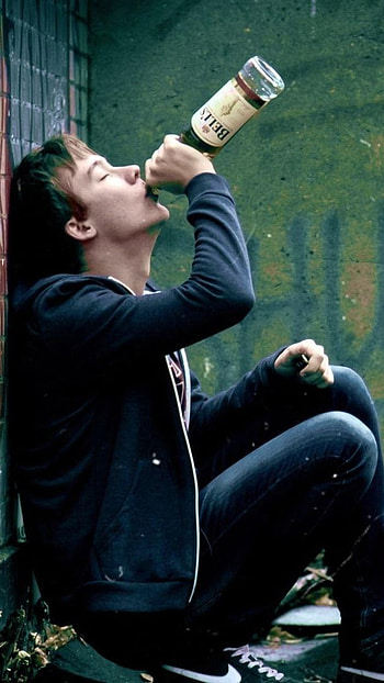 Bad Boy, Drink, alone HD phone wallpaper