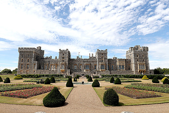 Terrace garden, Public access, Windsor Castle, Weekend visit HD wallpaper
