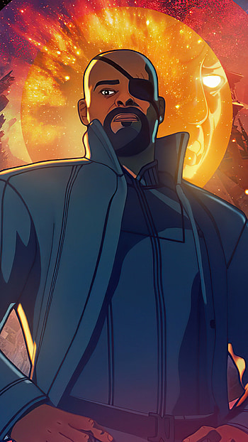 Nick Fury, What If...? HD phone wallpaper