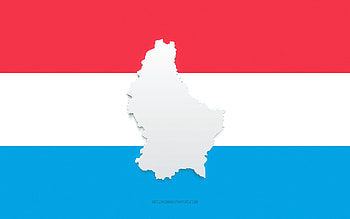 Luxembourg map silhouette, Flag of Luxembourg, silhouette on the flag, Luxembourg, 3d Luxembourg map silhouette, Luxembourg flag, Luxembourg 3d map HD wallpaper