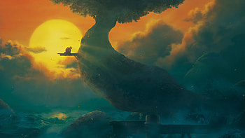 Ancient Message, artist, artwork, digital-art, deviantart HD wallpaper