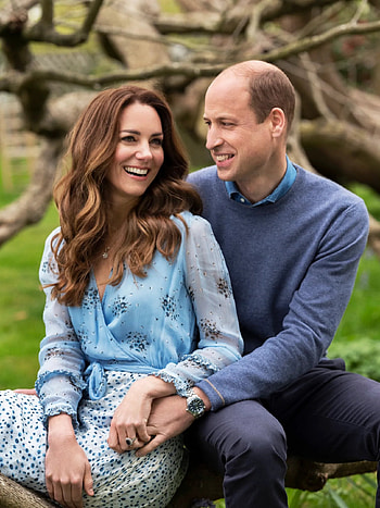 Prince William, Kate Middleton, Tenth anniversary, Vogue portraits HD phone wallpaper