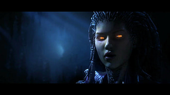 StarCraft 2 Zeratul VS Kerrigan Cinematic Ingame Version Full . HD wallpaper