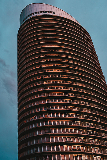 Architecture, Building, Miscellanea, Miscellaneous, Round, Facade, Modern, Up To Date HD phone wallpaper