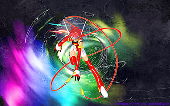 Hikaru, Ready To Fight, angelic layer, misaki, angel, hikaru HD wallpaper