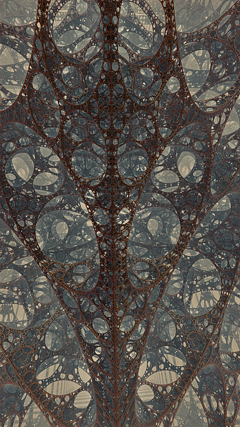 3d Trippy Psychedelic Fractal, 3D, trippy, psychedelic, CGI, brown, Abstract, fractal HD phone wallpaper