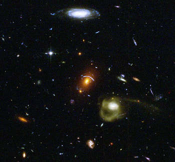 An Eclectic Mix of Galaxies, space, hubble, galaxy HD wallpaper