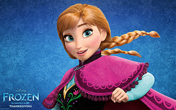 Anna In Frozen, pixar, disney, movies, frozen, animated-movies, cartoons HD wallpaper