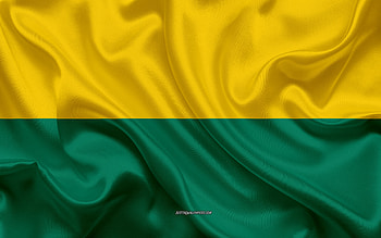 Flag of The Hague, , silk texture, The Hague, Netherlands, The Hague flag, Dutch cities HD wallpaper