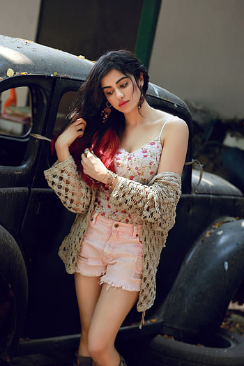 Adah sharma, automotive lighting, flash graphy HD phone wallpaper