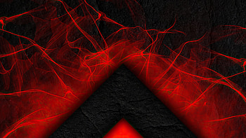 Triangle Flame Abstract , triangle, abstract, red HD wallpaper