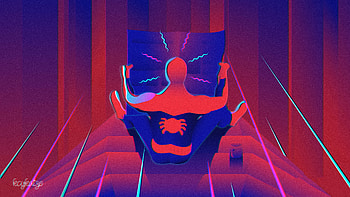 Spider-man into spider-verse, city-map, artwork, movie HD wallpaper