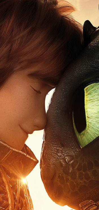 Toothless (How To Train Your Dragon), Movie, How To Train Your Dragon: The Hidden World, Hiccup (How To Train Your Dragon), How To Train Your Dragon HD phone wallpaper