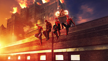 Mystic Avengers, spiderman, daredevil, doctor-strange, superheroes, artwork, digital-art HD wallpaper