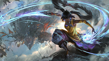 Nilah Cool Art League Of Legends HD wallpaper