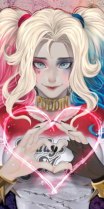 Harley Quinn, batman, anime HD phone wallpaper