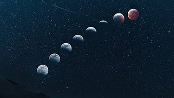 Moon Dunescape , moon, artist, artwork, digital-art, dark, black HD wallpaper