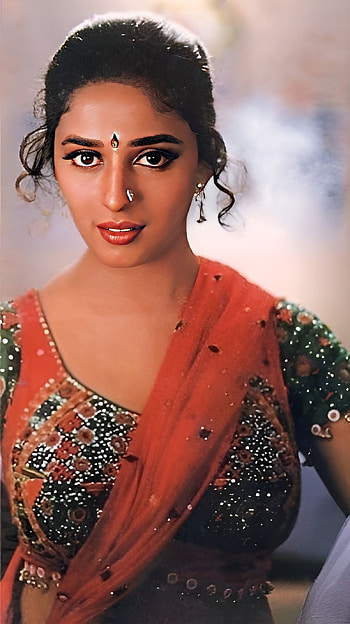 Madhuri Dixit, bollywood actress, sexy gorgeous HD phone wallpaper