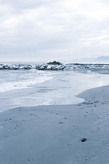 Nature, Stones, Sea, Horizon, Coast, Surf HD phone wallpaper