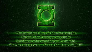 Green lantern oath - HD wallpaper
