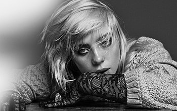 Billie Eilish, Music, Black & White HD wallpaper