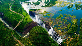 Victoria Falls, Stunning , Natural wonder HD wallpaper