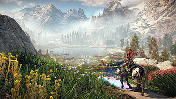 Horizon Zero Dawn – Epic Mountain Wilderness, Horizon Zero Dawn HD wallpaper
