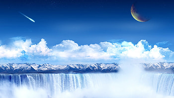 planet, heavens, clouds, light, porous, world, paradise HD wallpaper