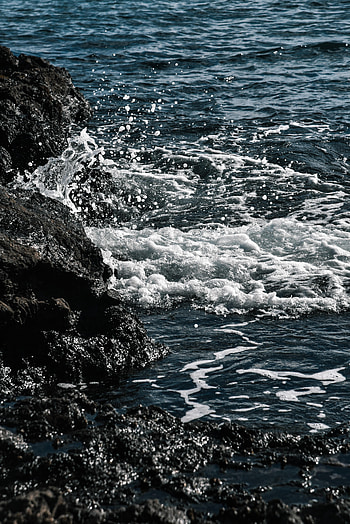 Nature, Stones, Sea, Rocks, Spray, Surf HD phone wallpaper