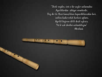 3D ney by kerem kupeli, pipe, tasavvuf, mevlana, reed flute, ney HD wallpaper