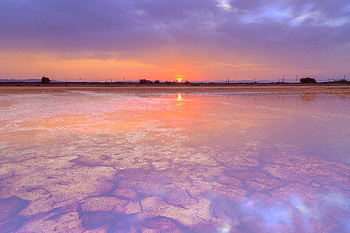 Landscape, Nature, Water, Sunset, Sun, Lake HD wallpaper