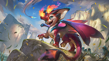 Smolder from League of Legends - Vibrant Game, video game, League Of Legends HD wallpaper
