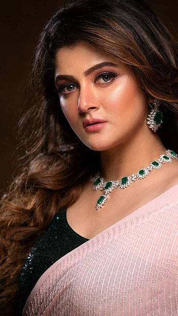 Srabonti, bong rocks, saree lover HD phone wallpaper