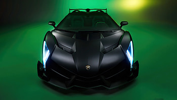 Black Lamborghini Veneno , lamborghini-veneno, lamborghini, 2021-cars, cars, behance HD wallpaper