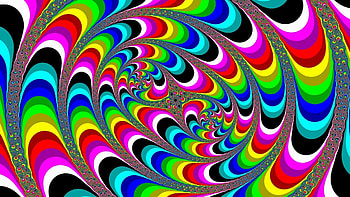 Psychedelia 5, Abstract, Artwork, Psychedelic, Spirals HD wallpaper