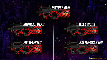 Skin P90 BLOOD Tiger for CS:GO HD wallpaper