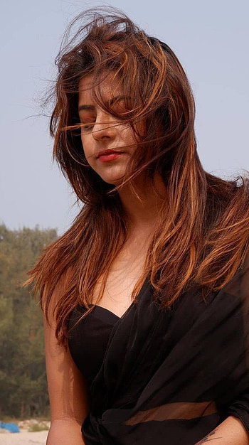 Alivia, saree lover, bong rocks HD phone wallpaper