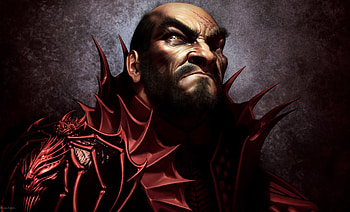 The Tyrant, tyrant, despot, fantasy, red, evil HD wallpaper