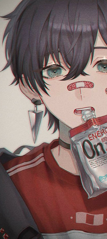 Anime, art, black hair HD phone wallpaper