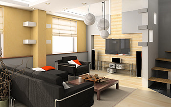 Interior, Miscellanea, Miscellaneous, Design, Room, Sofa, Television, Television Set HD wallpaper